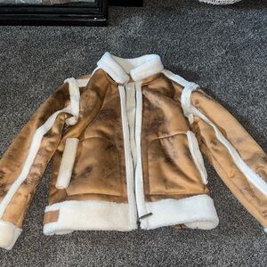 G by Giuliana Cream Shearling Jacket